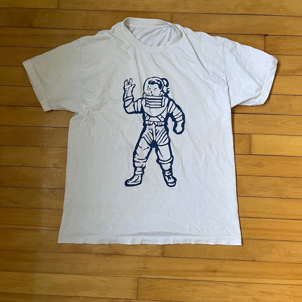 Billionaire Boys Club White Astronaut Graphic T-Shirt Mens Size Medium BBC Tee